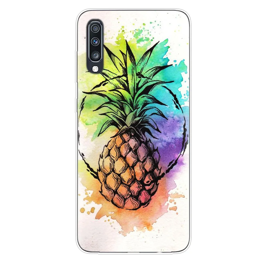 

Cute Avocado Soft Case For Samsung A70 A50 A71 A10 S10 Plus A51 S21 Ultra A20 A20E S20 FE S7 Edge S8 S9 S10E Note 20 Back Cover