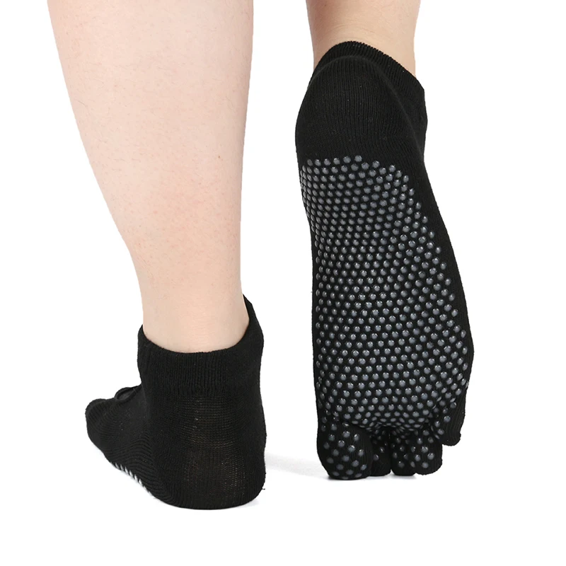 Женские нескользящие хлопковые носки с пятью пальцами 5 пальцев | Спорт и