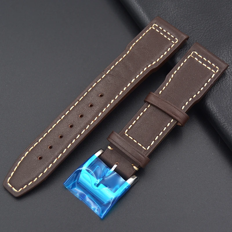 Ремешок для часов ремешок из натуральной кожи винтажный ручной работы 20 мм 21 22 |