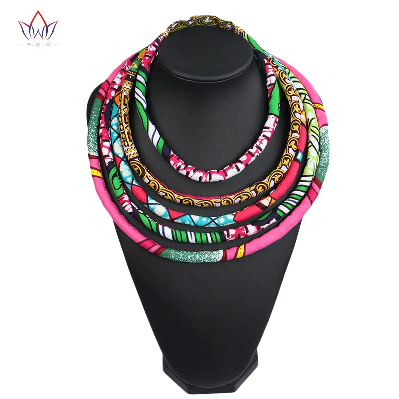 2020 ожерелье с Африканским восковым принтом бантом из Анкары ювелирные изделия