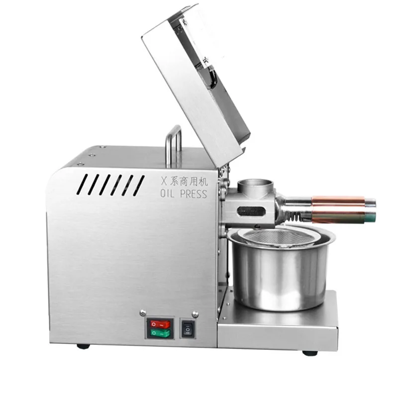 Автоматический бытовой пресс для льняного масла 110 В/220 В кунжутного арахисового