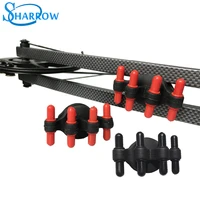 2pcs hunting compound bow limb stabilizer vibration rubber damper reduce vibration and noise bow and arrow shock absorber