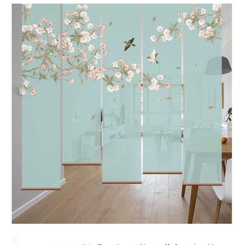 Горячая Распродажа полупрозрачная занавеска для разделения комнаты подвесной