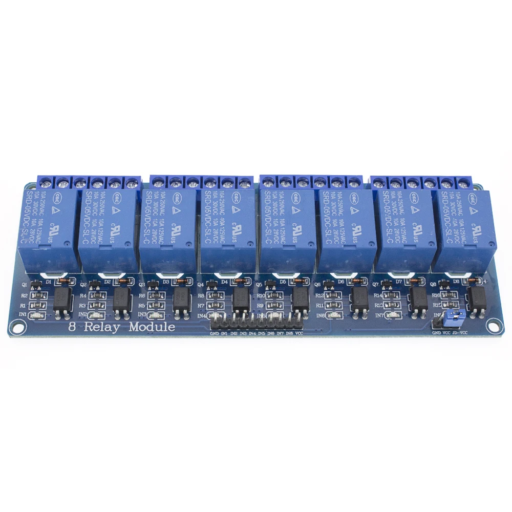 10 шт. TENSTAR ROBOT с оптроном 8 канальный релейный модуль релейная контрольная панель