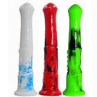 Жидкий силикон, длинный Пенис дилдо Реалистичные, огромный дилдо животного, Анальная пробка, интимные игрушки для женщин, женская мастурбация