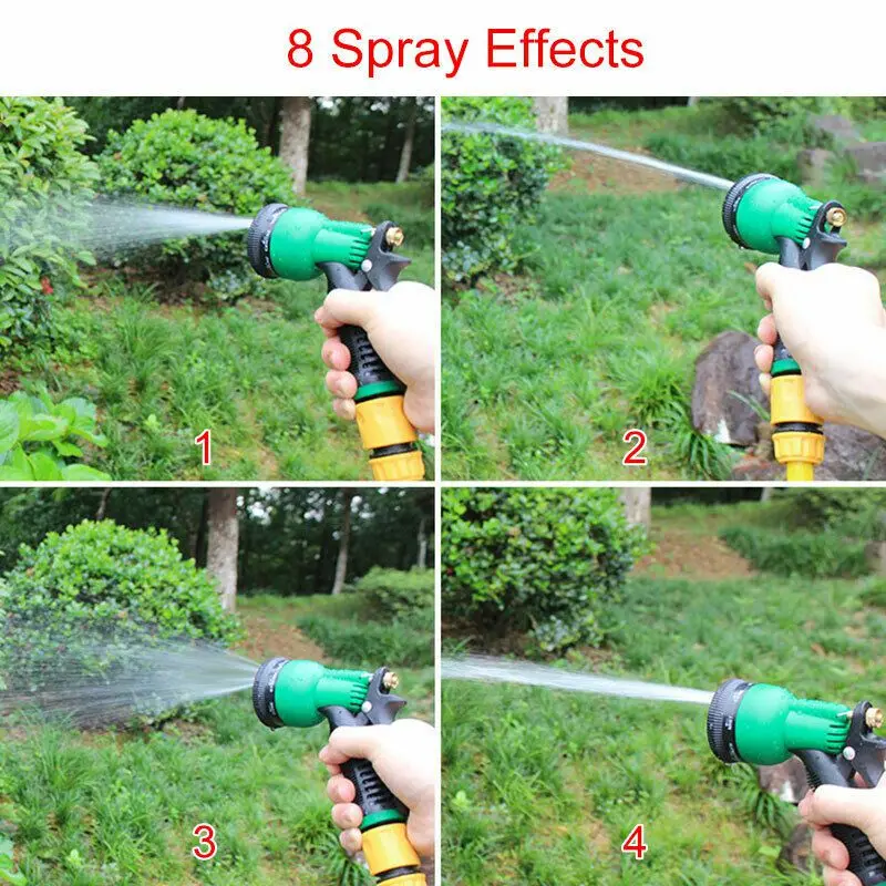 Поливочный шланг Регулируемый пистолет-распылитель головок Полив сада
