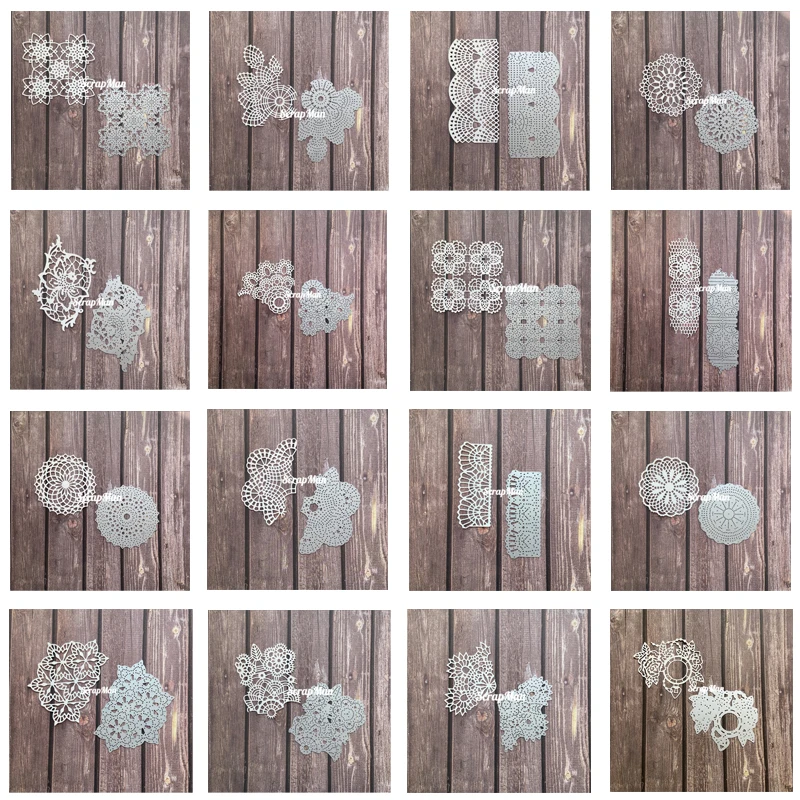 

2021 Holiday Cutting Dies Various Shapes Template Decoration Pattern Embossed Decoration Metal DIY Scrapbooking Photo Album