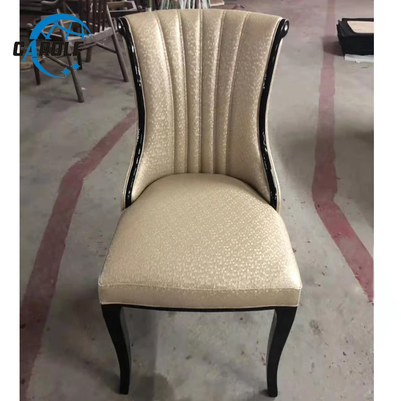 Современная мебель для столовой из ткани роскошный обеденный стул ресторана |