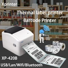 Xprinter 420B термочувствительный тег принтер штрихкодер поддержка принтер 25 мм - 108mm ярлык отправка печати курьерская накладная электронная посылка двухмерный код