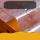 Улучшенная скатерть без запаха из ПВХ толщиной 1,5 мм2 мм3 мм, скатерть из мягкого стекла, прозрачная скатерть из ПВХ для стола, матерчатые коврики fada Dec