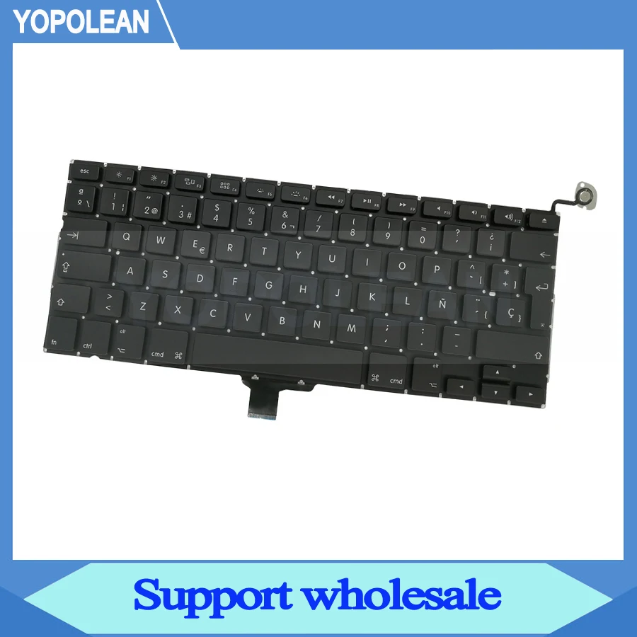 Испанская клавиатура 3 шт./лот для Macbook Pro Unibody 13 A1278 2009 2010 2011 2012 лет|Клавиатуры