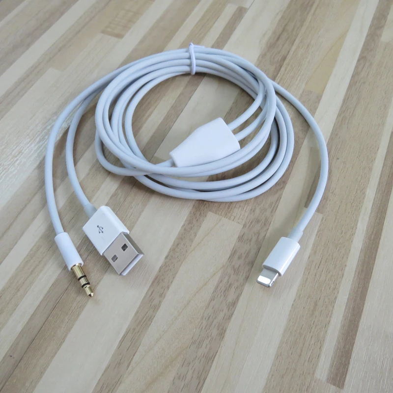 2 м 6 футов 8 контактов до 3 5 мм разъем Премиум вспомогательный аудио и USB-кабель для