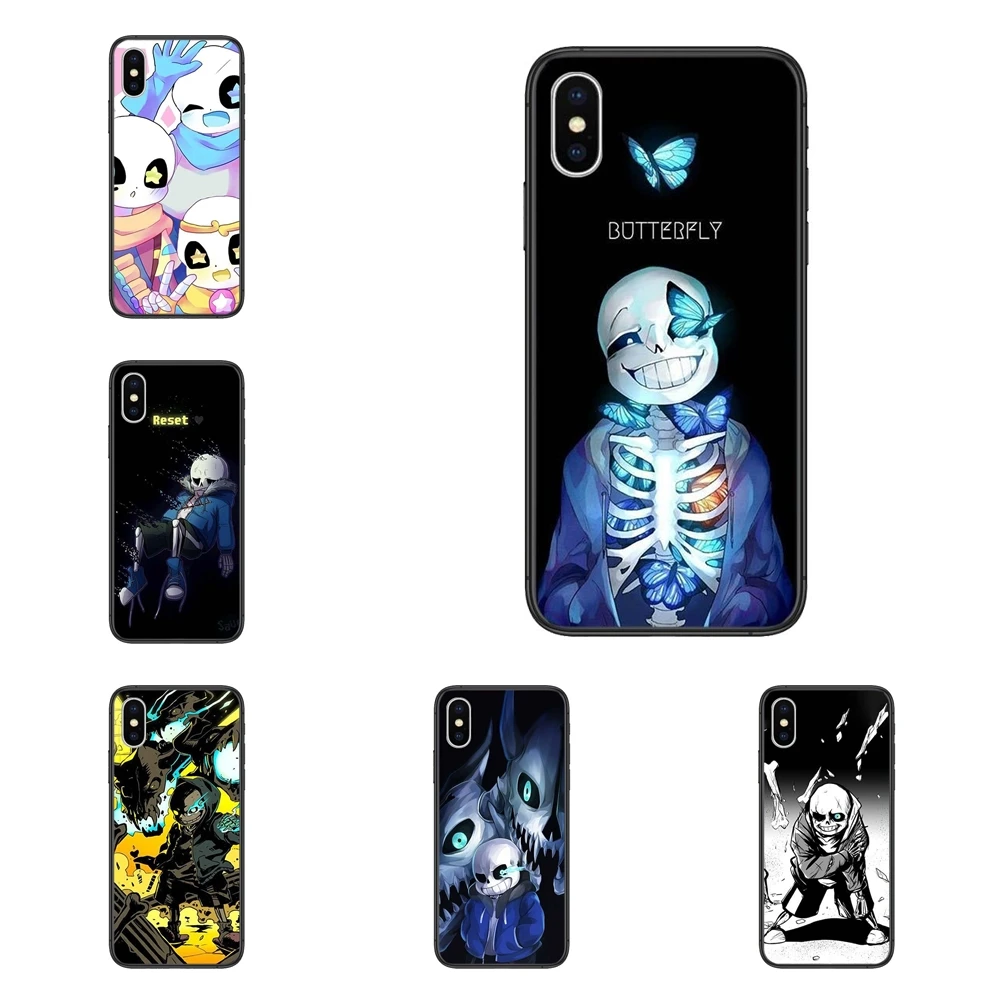 Чехол для Huawei Honor V40 10X Lite 8x9s 10 20 10i 20i 30 9A 8X доступная Черная оболочка Undertale Papyrus Sans