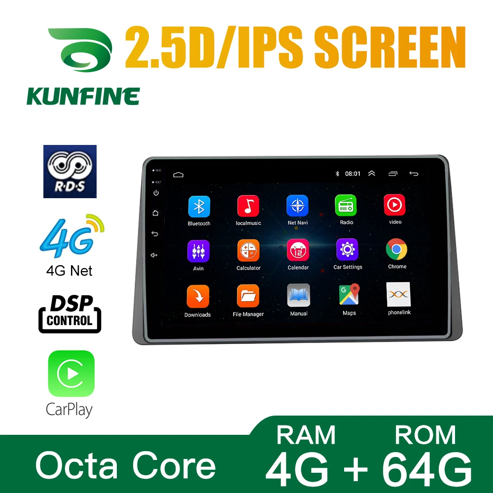 Магнитола с GPS навигацией Восьмиядерный процессор Android 10 0 для Renault DUSTER 2018