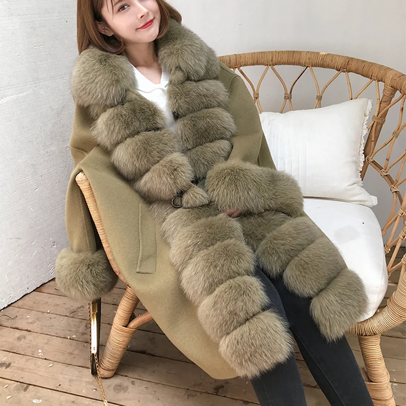 EIFURKOP двухстороннее кашемировое пальто женское модное с воротником из