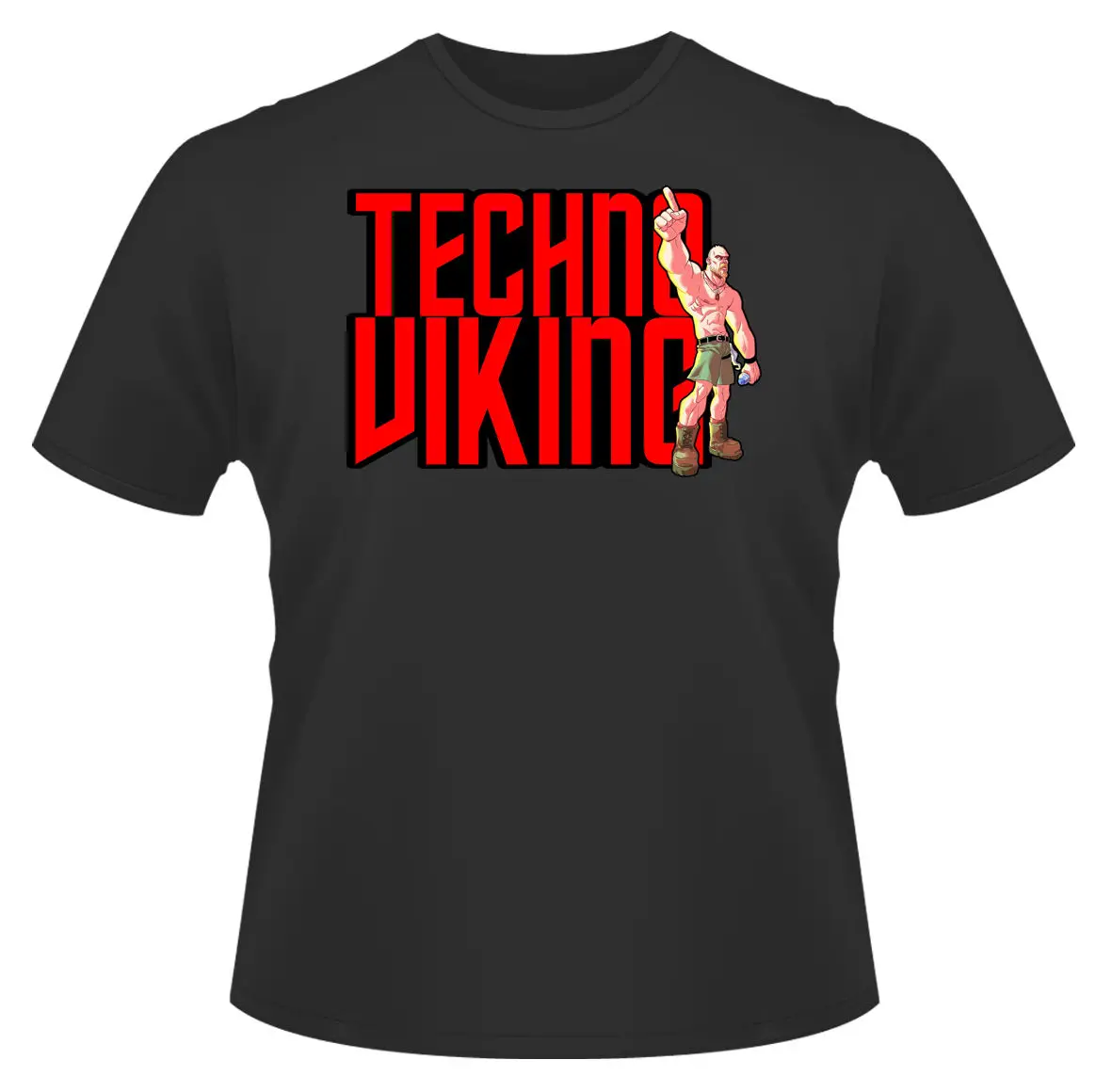 Мужская смешная футболка Techno Viking 3 идеальный подарок на день рождения или новые