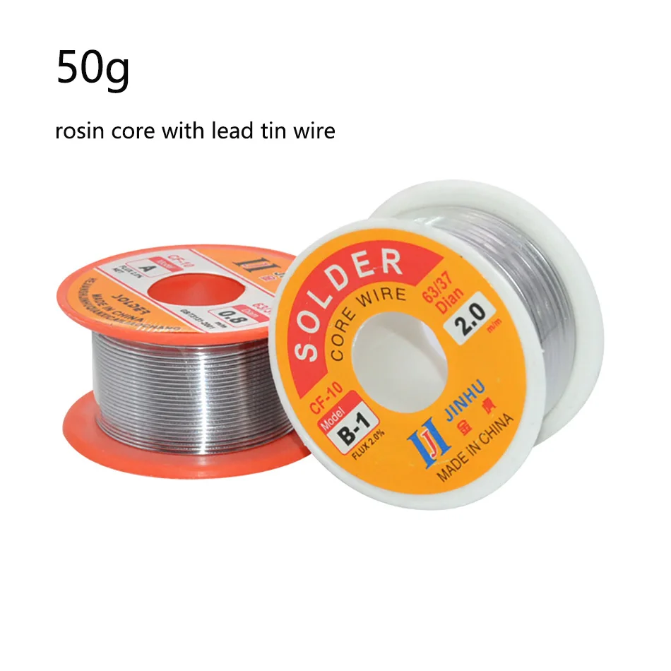 

50 г 0,5 0,6 0,8 1,0 мм 63/37 поток 2.0% свинцово-оловянные оловянный припой расплава канифольное ядро припой проволока r & d провод