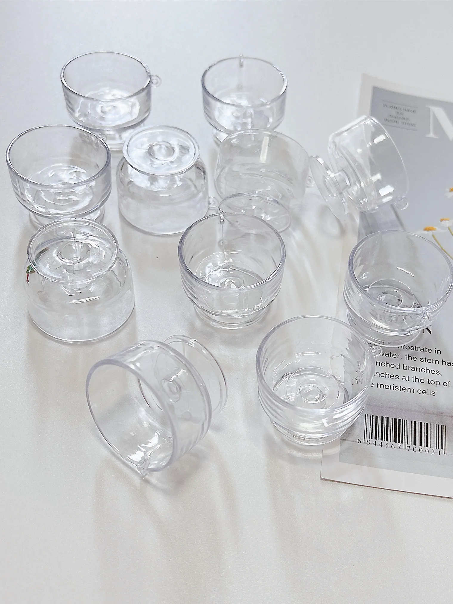 Новое поступление Милая Мини миска для салата чашки миниатюрные стеклянные