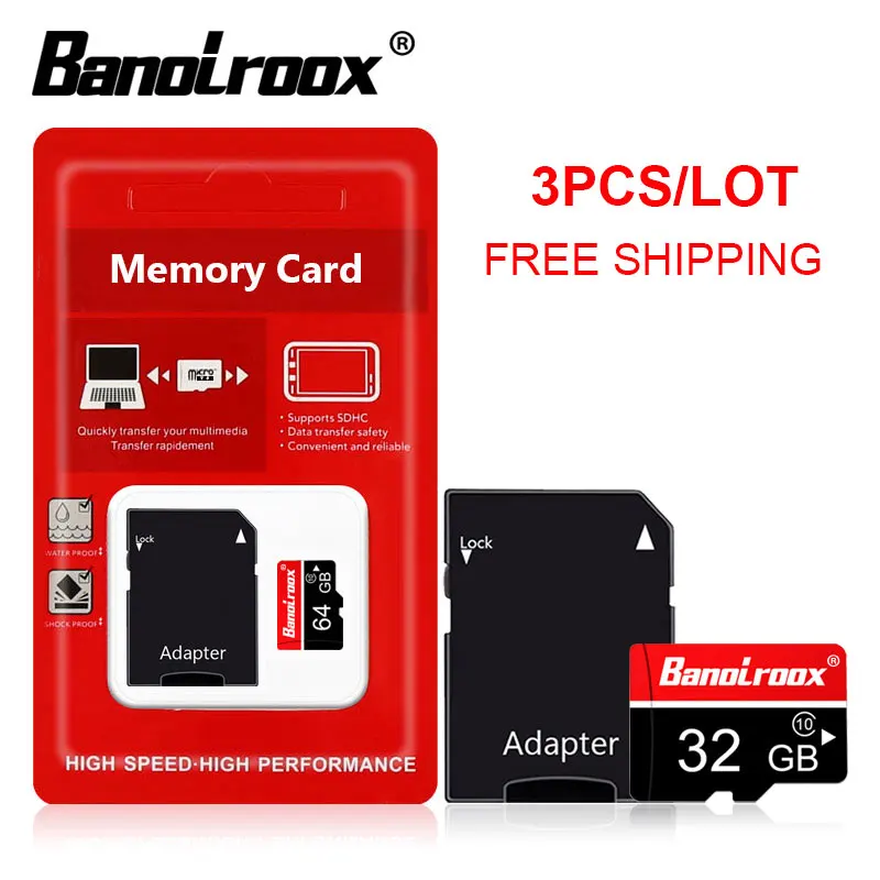 

Карта памяти Micro SD класс 10, 3 шт./лот, карта памяти Micro sd, 8 ГБ, 16 ГБ, 32 ГБ, 64 ГБ, 128 ГБ, TF карта памяти, бесплатная доставка