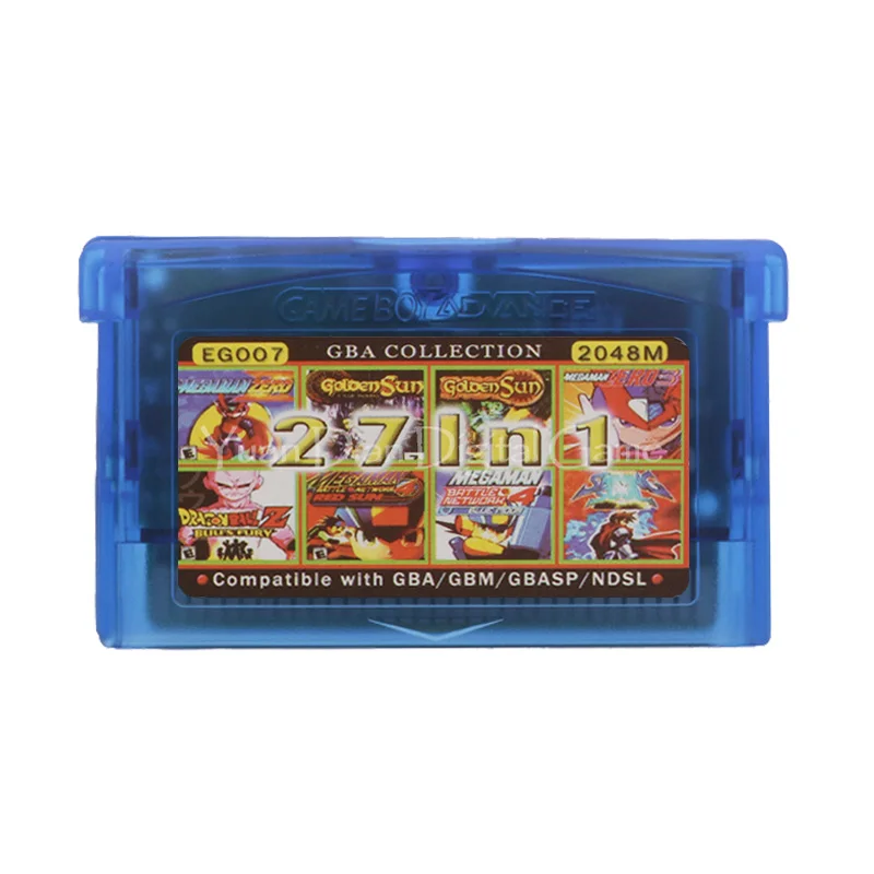 

For Nintendo GBA Video Game Cartridge Console Card Collection English Language EG007 27 in 1