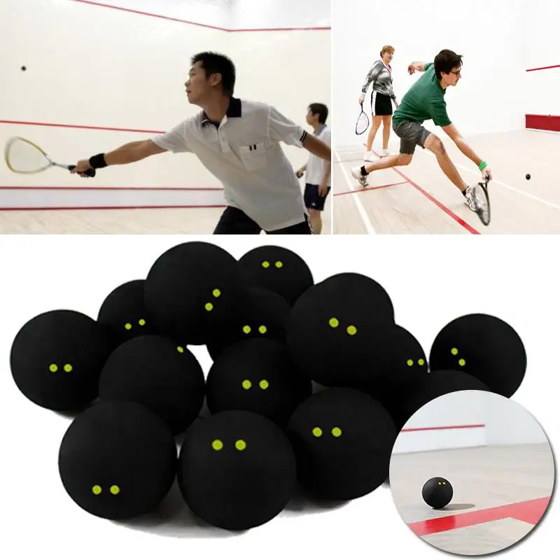 

Squash Ball Two-Yellow Dots Low Speed Sports Balls Professional Player