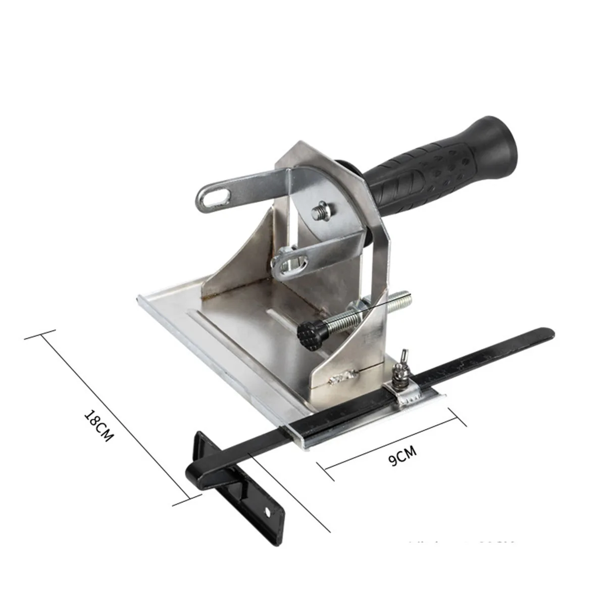

Multifunction Angle Grinder Stand Cutting Positioning Tools with Adjustable Base Cover Bracket For 100mm Angle Grinder