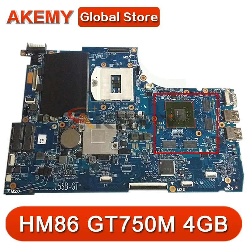 

Материнская плата для ноутбука HP 15-J105TX 15-J 741653-501 PGA947 DDR3 HM86 GT750M 4 Гб, 100% тестирование, быстрая доставка