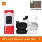 Оригинальные беспроводные наушники Xiaomi AirDots 2 TWS Redmi Airdots S Наушники Bluetooth 5,0 шумоподавление с микрофоном белые MI наушники
