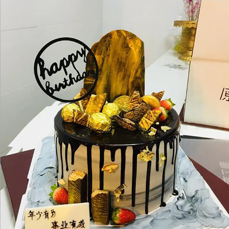 

1pc Gold Leaf Foil Cooking Drink Food Dessert Cake Ice Cream Decoration Gilding Dining Safety Cake Decoration