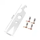 Набор гаечных ключей для маникюра, комплект из 2 предметов, карбоновая щетка для ногтей, наконечник, сменные детали