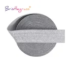 Лента для волос, 100 ярдов в рулоне, 34 дюйма, 20 мм, серебристая, с блестками, эластичная, FOE повязка из спандекса, платье с повязкой, для шитья