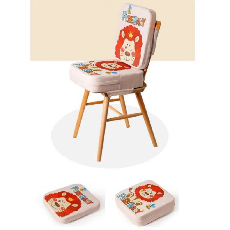Baby Portable Booster Seat Children Soft Leather Cushion Pad Safety Chair Cover Kid Dining |