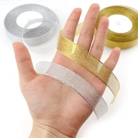 1 roll of 25 yards metal luster wedding party bar home decoration diy craft ribbon gift packaging