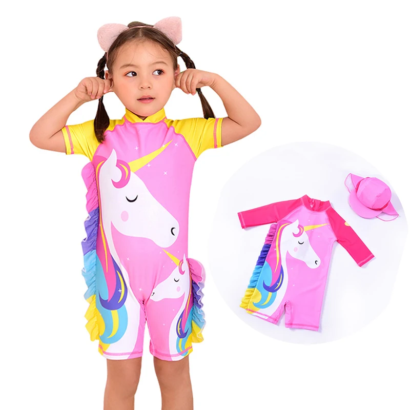 Детская шапочка для плавания с единорогом Детский комплект из двух предметов