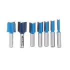 7 шт. 8 мм хвостовик фрезы ласточкин хвост Деревообработка травление фрезерные режущие инструменты