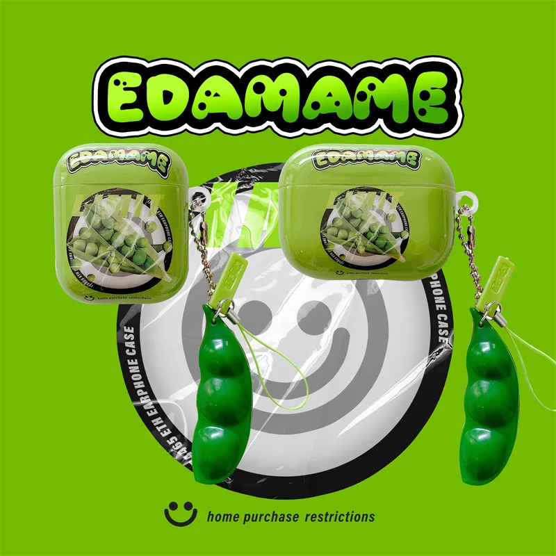 

Unzip Pea Pendant Earphone Case AirPods 1 and 2 Case Airpods Pro Case Airpod 3 Case Earphone Accessories Case