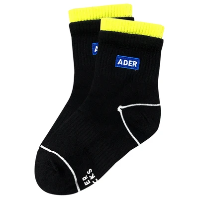 Crew Street Fashion Cotton Socks Family Men Women Classic Logo KR Error Sock Good High Quality Korean Style Sports Crewsock | Мужская