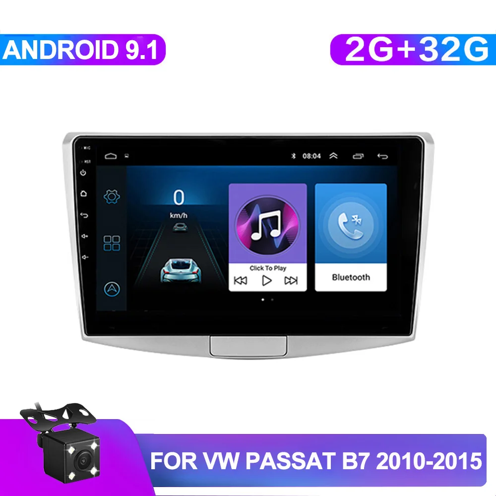 10 1 &quotAndroid Автомобильный мультимедийный плеер для VW Volkswagen Passat B7 B6 Magotan 2010 2015 2din