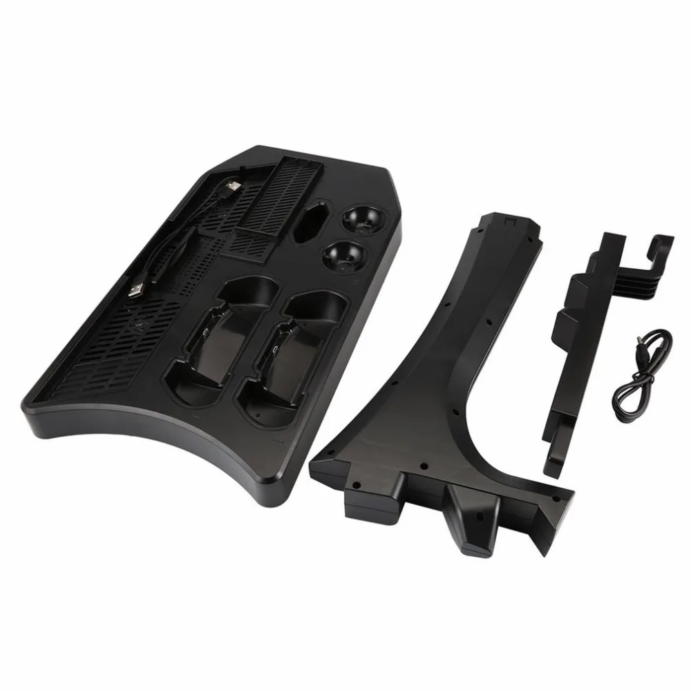 KJH Charger Controller Vertical Stand Gamepad Charging Dock Console Cooler for PS Move for PS4 Slim for PS4 Pro for PSVR/PSVR2