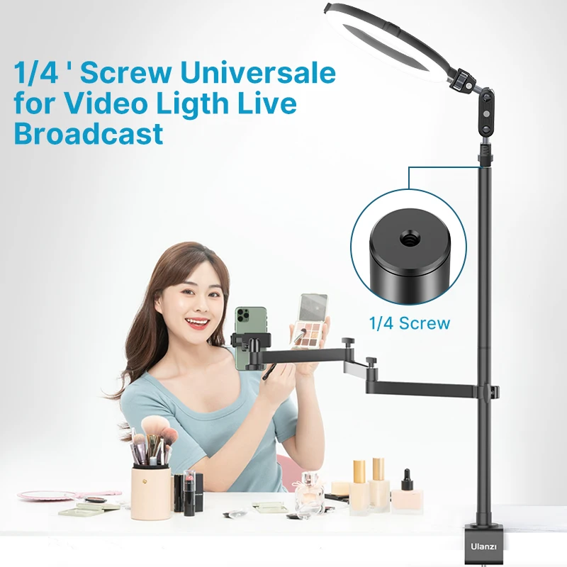 Ulanzi веб-камера подставка Гибкая прямая трансляция настольная Съемная шаровая