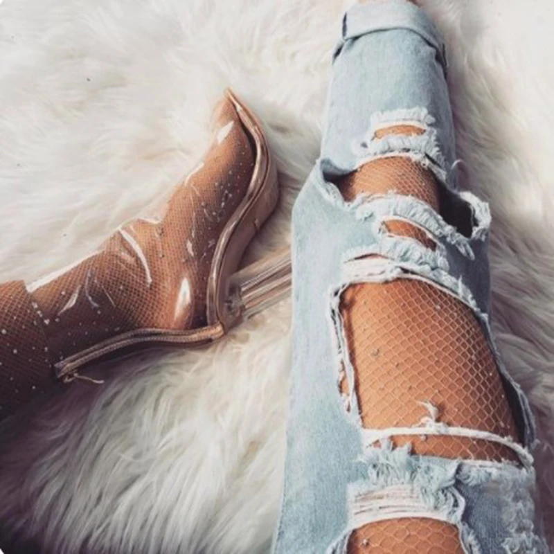 Сексуальные колготки с кристаллами для женщин 2020 Новое поступление жаккардовые