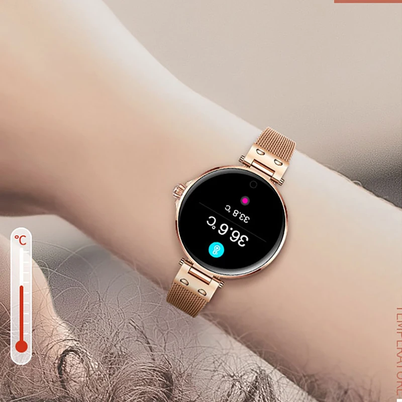 

CHYCET New Smart Watch Women 2021 Heart Rate Menstrual Cycle Multifunction Ladies Smartwatch Fitness Tracker For Android IOS