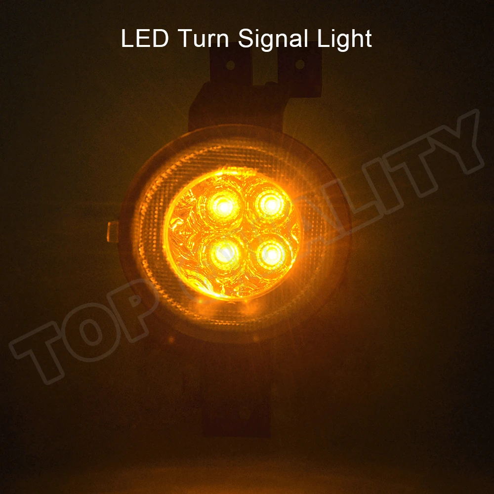 Прозрачный/дымчатые линзы полный светодиодный светящийся поворотник светильник