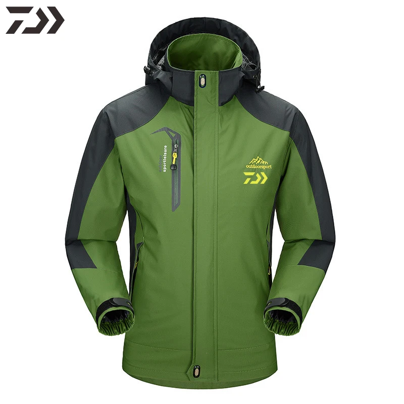 

Outdoor Fishing Daiwa Jacket Waterproof Windbreaker High Quality Men Autumn Hiking Camping Clothes Shimanos Women Sports Coats