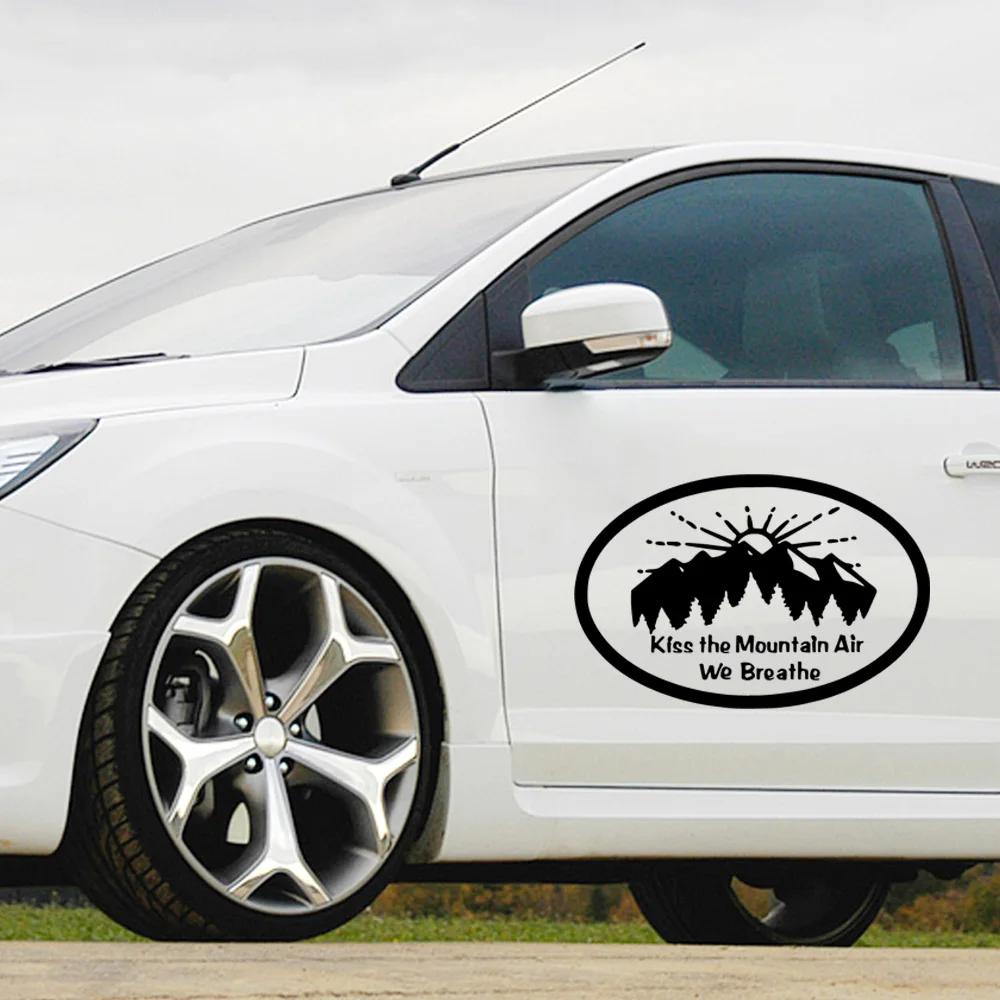 &quotСделай сам&quot Горы наклейки для автомобиля забавные окна виниловые укладки