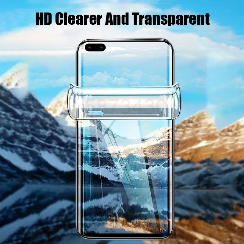 Защитная пленка для Huawei P40 P30 Pro P20 Lite Гидрогелевая мягкая Honor 10 8X P Smart 2019 не