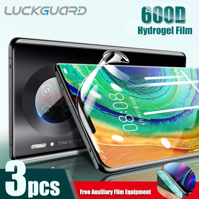 

3 шт., Гидрогелевая Защитная пленка для Huawei Mate 10 20 Lite 8 10 20 30 Pro