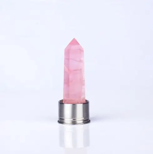 Новый продукт с украшением в виде кристаллов кварца бутылка драгоценный камень