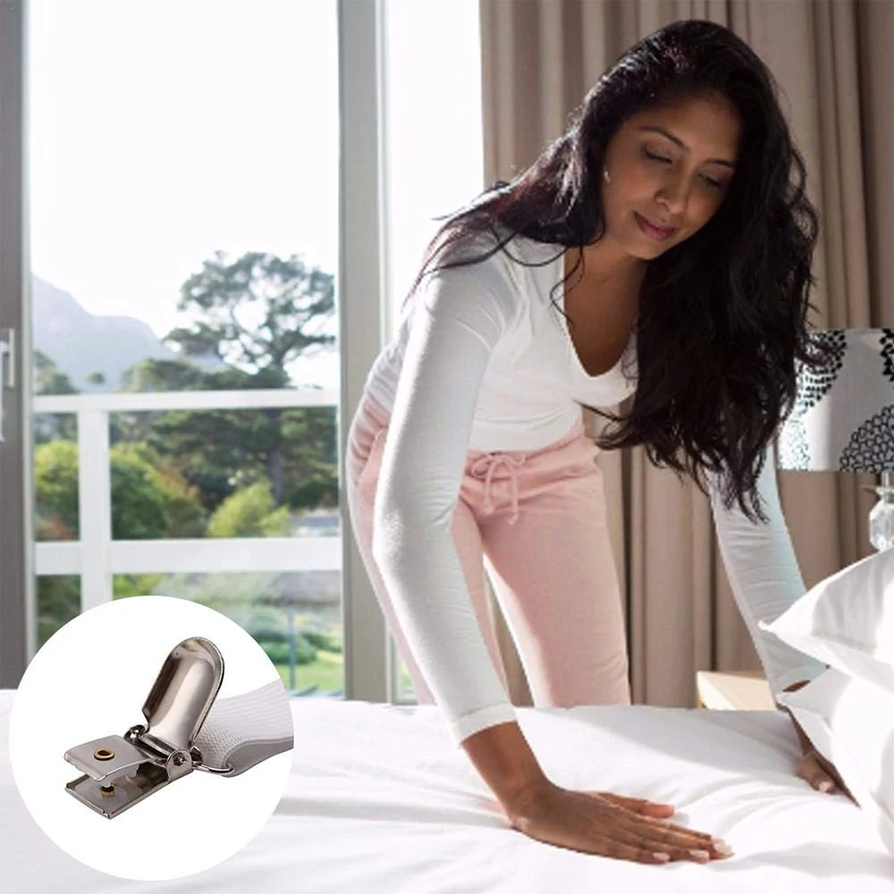 Зажимы для простыней крепежные зажимы эластичные держатели матрацев ремни