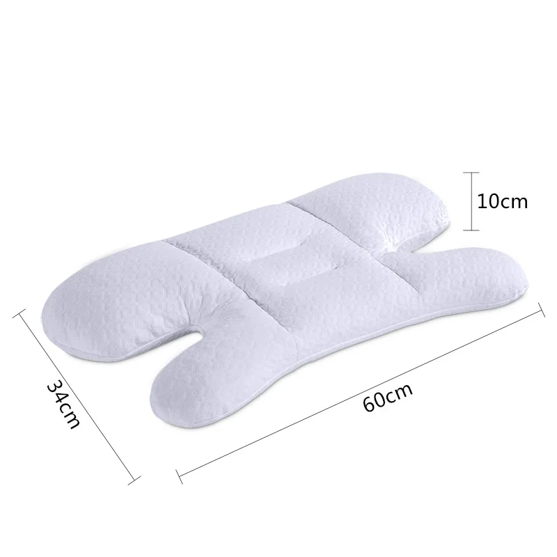 XD001 Pillow H-образная Ортопедическая подушка для шеи, защита шейных глаз, против морщин, косметическая подушка, PE шланг, постельные принадлежности, хлопок, наволочка, чехол - Цвет: XD001 Pillow